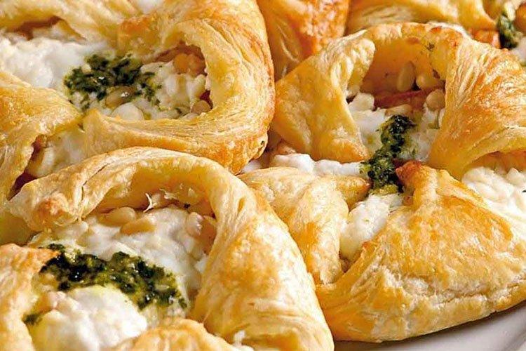 Hojaldres de calamar - Recetas de repostería con hojaldre