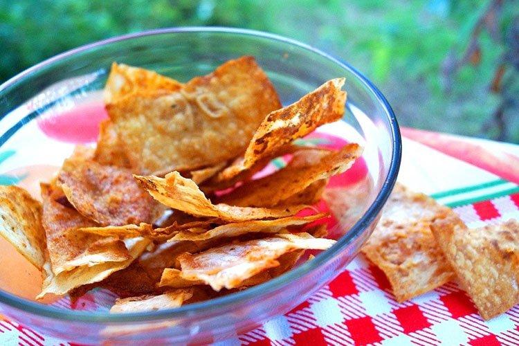Lavash Chips - Lavash Appetizer Recipes
