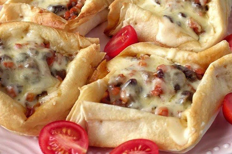 Lavash Boats Appetizer - Recipes