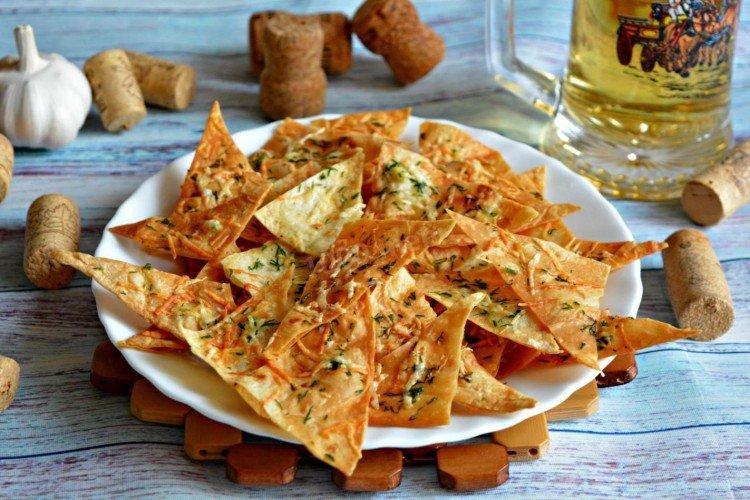 Lavash Chips - Homemade Beer Snacks