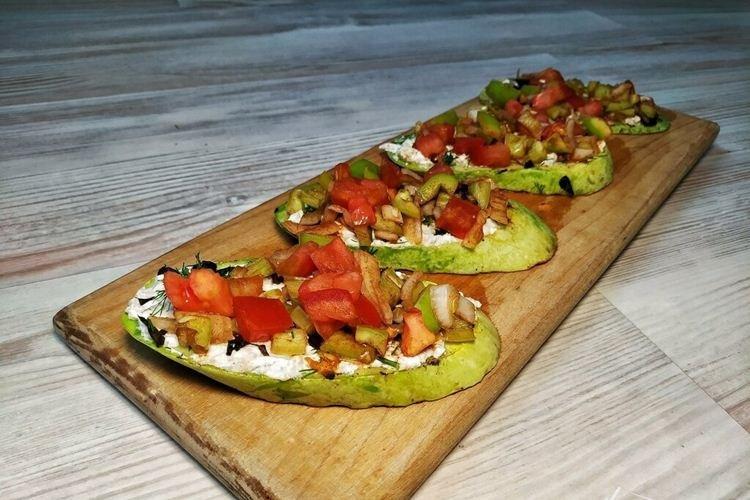 Bruschettas de verduras - Recetas de aperitivos para el cumpleaños de los niños