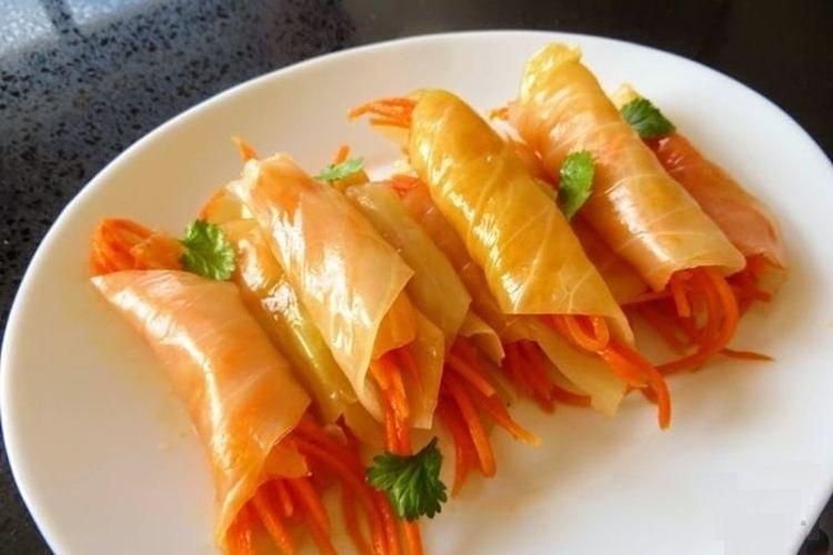Rollos de col - Recetas de aperitivos para el cumpleaños de los niños