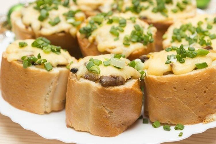 Tocones de champiñones - Recetas de aperitivos para el cumpleaños de los niños