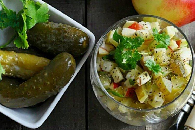 Aperitivo picante de manzana para la mesa festiva - recetas