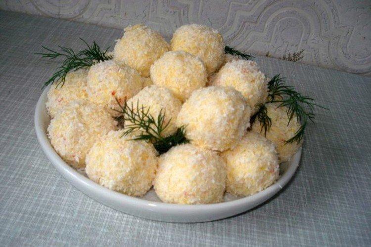 Pasteles de aperitivo Raffaello para la mesa festiva - recetas