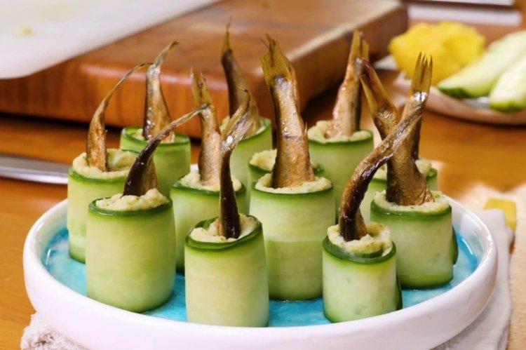 Aperitivo de espadines para la mesa festiva - recetas