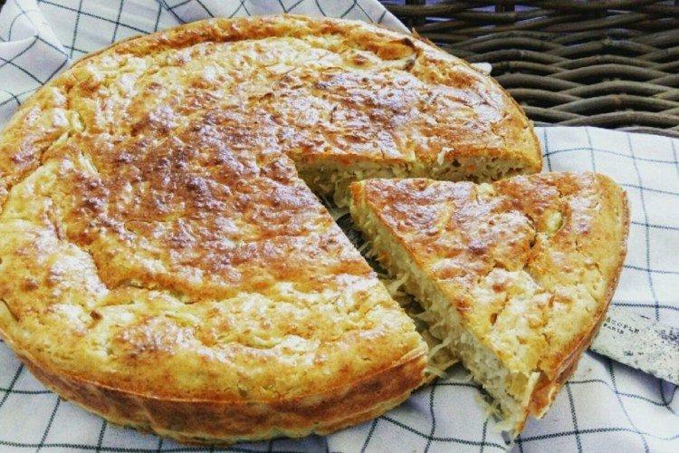 Pour-over Cabbage Pie with Mayonnaise - Recipes