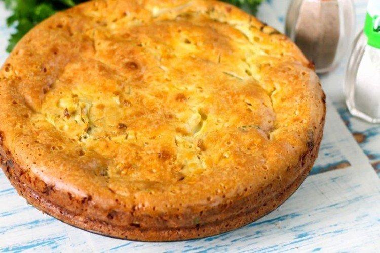 Pour-over Cabbage Pie with Meatballs - Recipes
