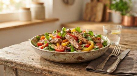 20 schnelle und einfache Salate mit Schweinefleisch