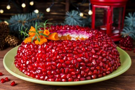 20 großartige Rezepte für den Salat „Granatarmband“