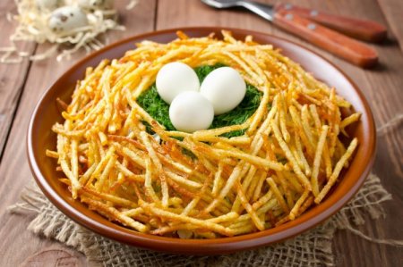 20 einfache Rezepte für den Salat „Auerhahn-Nest“