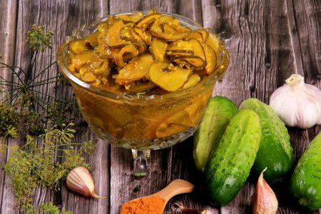 10 Delicious Salads from Overgrown Cucumbers for Winter