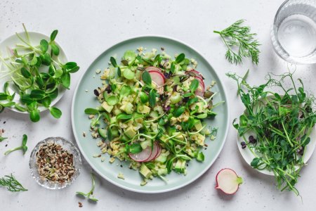 15 Microgreen Salads You Can Make in a Flash
