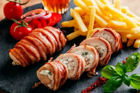 Rollitos de pechuga de pollo rellenos: 10 recetas originales