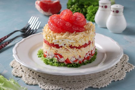 15 Layered Crab Stick Salads That Always Turn Out Perfect