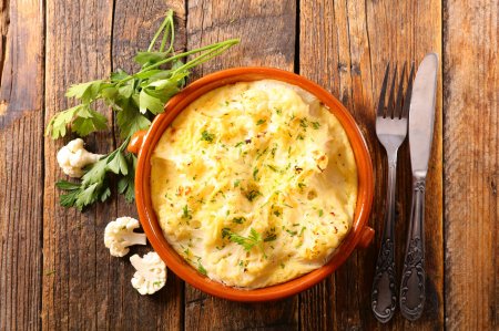 12 recetas sencillas de coliflor con pollo al horno