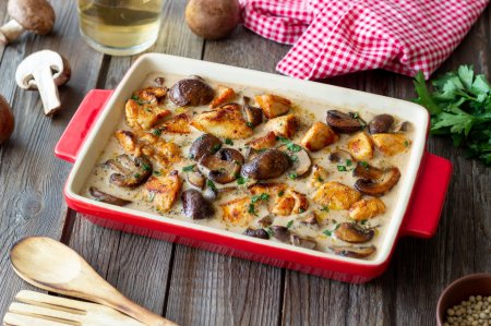 12 Easiest Chicken Fillet and Mushroom Recipes in the Oven