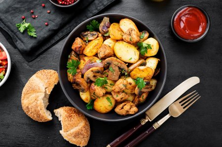 15 Great Fried Potato and Mushroom Recipes