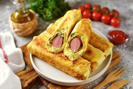 Salchichas en lavash: 8 recetas sencillas que encantarán a toda la familia