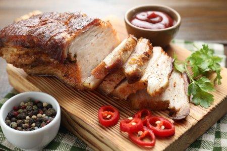 Schweinebauch in Folie im Airfryer gebacken – ein einfaches und leckeres Schritt-für-Schritt-Rezept