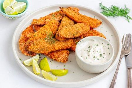 Tilapia en croûte à la friteuse à air – recette étape par étape