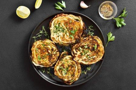 Steaks de chou blanc à la friteuse à air – recette étape par étape