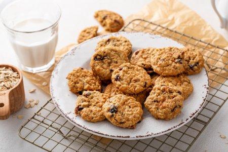 Biscuits diététiques aux flocons d'avoine à l'air fryer – recette étape par étape