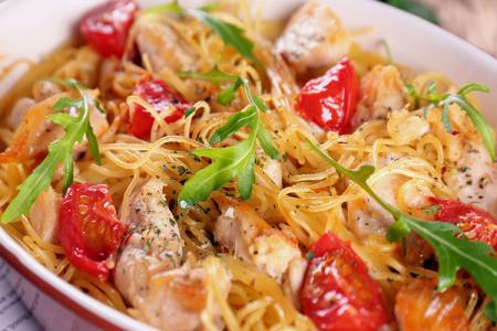 Pasta con pollo: 10 recetas deliciosas (paso a paso)