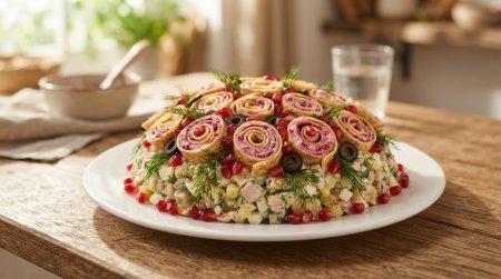 Ensaladas para la mesa festiva: 15 recetas fáciles y deliciosas