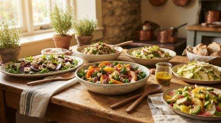 Neujahrs-Salate ohne Mayonnaise: 20 leckere und einfache Rezepte