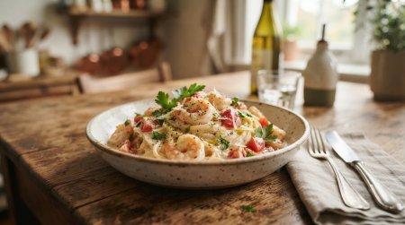 Pasta mit Garnelen: 8 köstliche Rezepte (Schritt für Schritt)