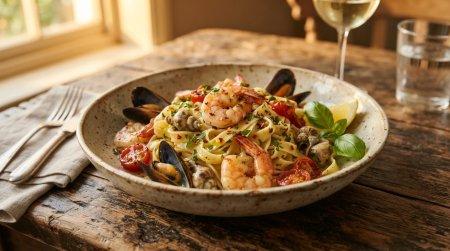 Pâtes aux fruits de mer : 10 délicieuses recettes (étape par étape)