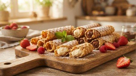 Crème pour cornets de gaufrettes : 12 des recettes les plus délicieuses