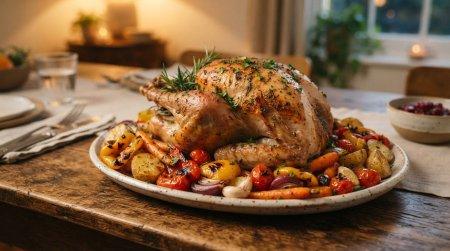 15 Rezepte für saftigen Truthahn mit Gemüse aus dem Ofen