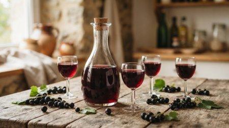 Vino casero de grosella negra: 3 recetas sencillas