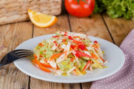 15 Easy Crab Stick and Cabbage Salads
