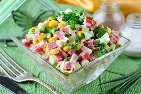 Crab Stick and Corn Salads: 15 Recipes for Every Taste