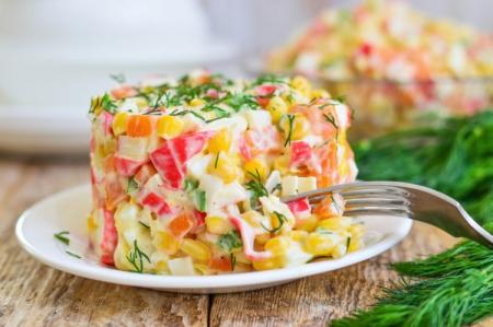 Crab Stick Salads: 15 Best Recipes